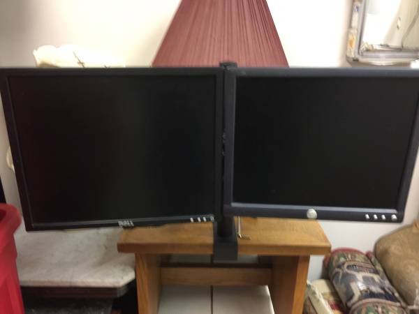 Dual monitor desk stand 1