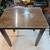 Solid Wood Side End Table w Glass Top Protection Sturdy Frame 1 thumbnail