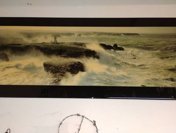 Light House Waves over Rocks 1