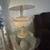 Neoclassical table lamp & stone pedestal table 1 thumbnail
