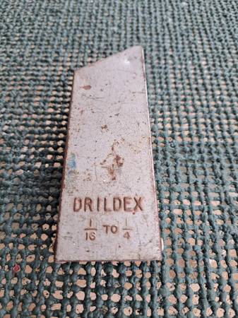 Vintage Huot Drildex 2-tier bit set – drill index 1/16 to 1/4 1