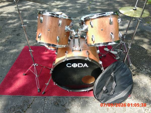 5 PIECE UPGRADED CODA DRUM SET 1