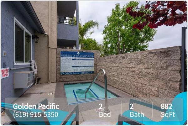 $2,695 / 2br - 882ft2 - What a great place to live! 2 bd, 2 ba, 882 sq ft. Come home today! (San Diego)64037220102786121