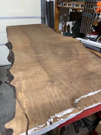 Black Walnut Live Edge Slab