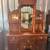 Victorian Style Solid Mahogany Server W/3 Beveled Mirror Top 3 thumbnail