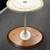 Eero Saarinen Walnut Side Table (320 park ave label (early 1960s) 6 thumbnail
