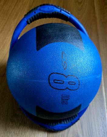 Three dumbell sets and medicine ball 1