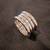 Size 8.5 Bulgari B.zero1 4-Band Ring in 18 kt White Gold 9 thumbnail