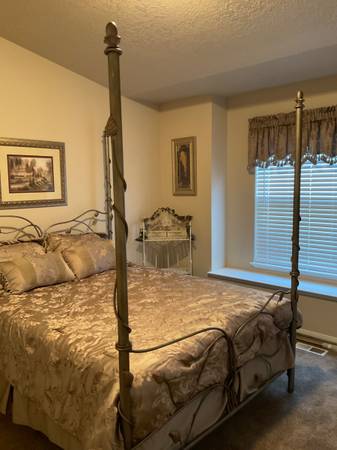 Unique Hand Forged Canopy Bed 1