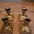 4 Brass Candlesticks...Square Base 1 thumbnail