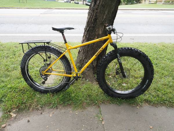 Yellow Surly Pugsley 1