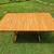 Vintage solid oak butcher block table 1 thumbnail