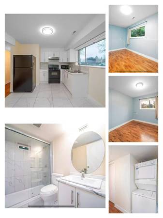 A 800 ft² two-bedroom in Surrey, asking $2,100 a month. It leaves 5 obvious questions unanswered, starting with: are pets allowed?