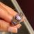 Sterling Silver Ring (Size 6) with Natural Amethyst Stones 6 thumbnail