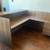RECEPTION DESK L SHAPE WALNUT 6'X6' 2 thumbnail