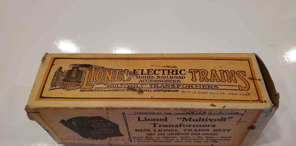 LIONEL 259T TENDER BOX PREWAR 1
