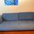 Sofa set (2 pc) - fair condition - denim blue/grey 1 thumbnail