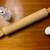 Antique Wood Rolling Pin- flat handles 1 thumbnail