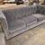 Habitat for Humanity Restore – KFI Gray Velvet Chesterfield Sofa 1 thumbnail