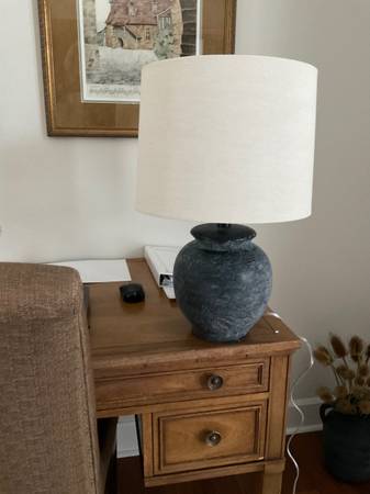 New Grey Ceramic Lamp 1