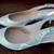 L.K. Bennett Ava metallic floral slingback pointed toe heels, US sz 9. 9 thumbnail