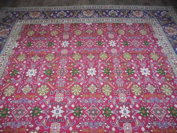 IMPRESSIVE, SEMI-ANTIQUE, TABRIZ, ORIENTAL RUG:  13.0x9.4 1
