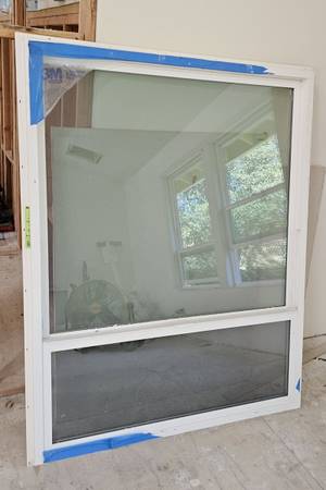 5 Vinyl Windows: 47 1/2" × 59 1/2" 1