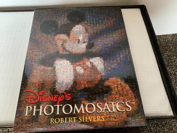 Disney's Photomosaics by Roger Silvers Soft Bound Book 1998 1