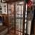 Beautiful Solid Oak 5 Shelf Curio Cabinet w/Overhead Lights and Mirror 3 thumbnail