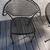"BLACK WROUGHT IRON/EXPANDED STEEL PATIO FURNITURE SET" - $750 3 thumbnail