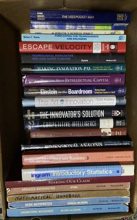 TECHNICAL BOOKS -- Engineering, Math, Patents, Business Analytics, Mis 1