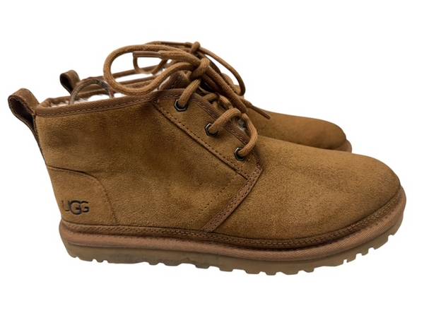 UGG Brown Suede Shearling Lined Boots 1