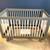 Babyletto Hudson Grey and White Crib with Toddler Bed Conversion Kit 1 thumbnail