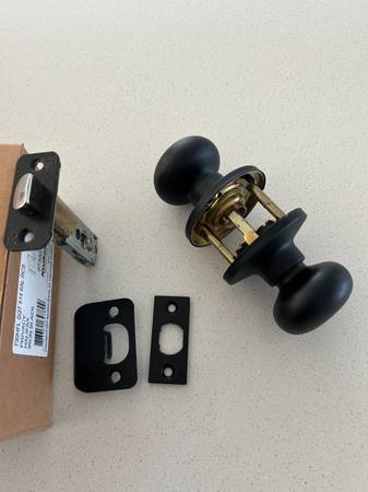 Black Door Knobs/Handles 1