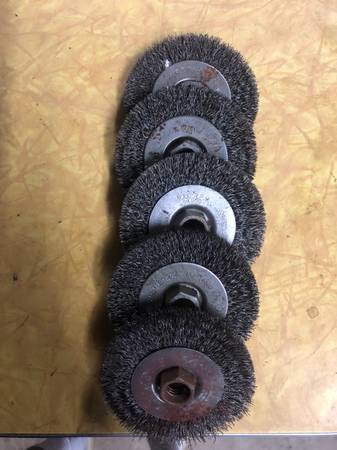 Weiler 4 1/2” wire wheels 1