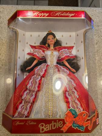 Happy Holidays 10th Anniversary Special Edition 1997 Barbie Doll 1