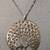 Vintage 24" necklace with 2" peacock pendant 2 thumbnail
