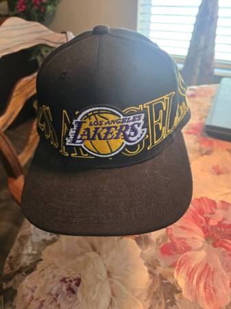 Los Angeles Mitchell & Ness Winner Circle Snapback Blk Hat 1