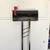 Mailbox & Decorative Metal Post  Both Steel      Like new 2 thumbnail