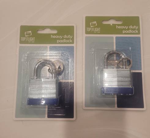 A set of (2) Master Lock 1