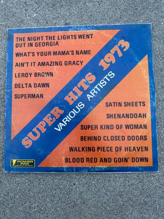 Super Hits 1973 by Various Artists Original Power Pak PO-238 LP Record 1