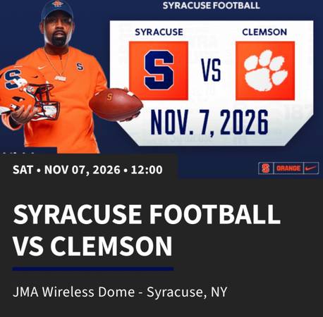 Syracuse v. Clemson 1