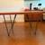 CB2 Dining table & bench in acacia wood 3 thumbnail