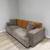 Modern boucle fabric couch 5 thumbnail