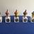 Set / Lot of 5 Colorful Circus Clowns Napkin Rings Holders Tableware 3 thumbnail