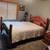 Knotty Pine 4 Post Queen Sized Bed with Matching Night Stands 1 thumbnail
