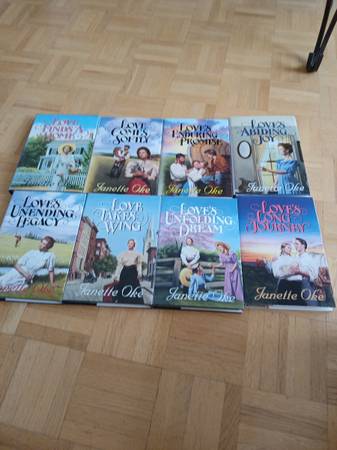 JANETTE OKE LOVE COMES SOFTLY SERIES 8 BOOK HARDCOVER 1