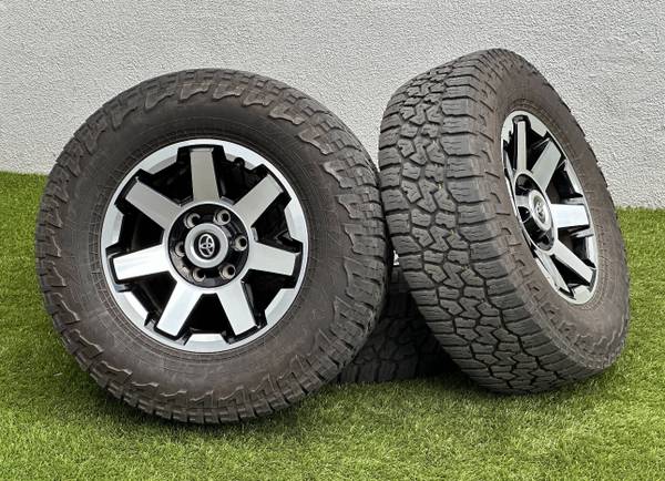 1/2[新品] TOYOTA TRD 純正 R17 6x139.7 ホイール Shop Toyota TRD 17x7.5 Wheels - Matte Gunmetal Rims