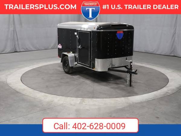 2026 Interstate 5X10 Victory Enclosed Cargo Trailer Black 1