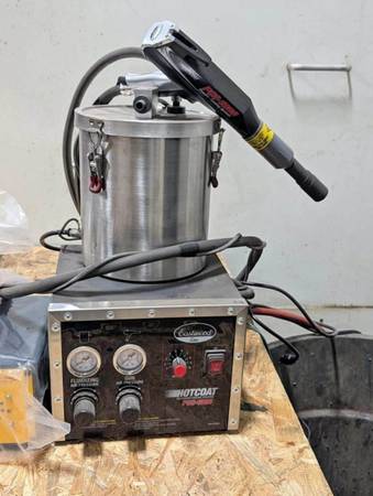 HOTCOAT 4x4x6 Powder coat oven
PCS-1000 powder coat gun/paint system 1